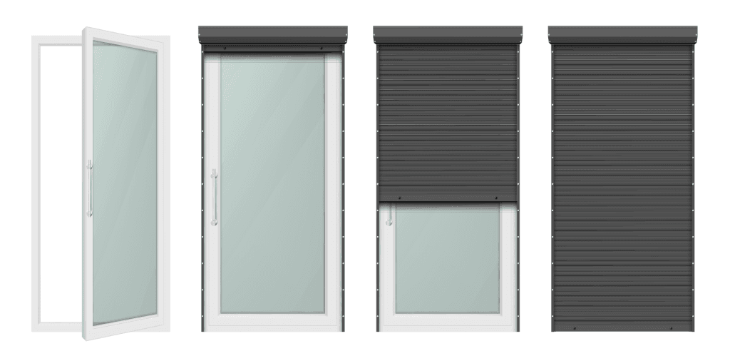 French door blinds and privacy options