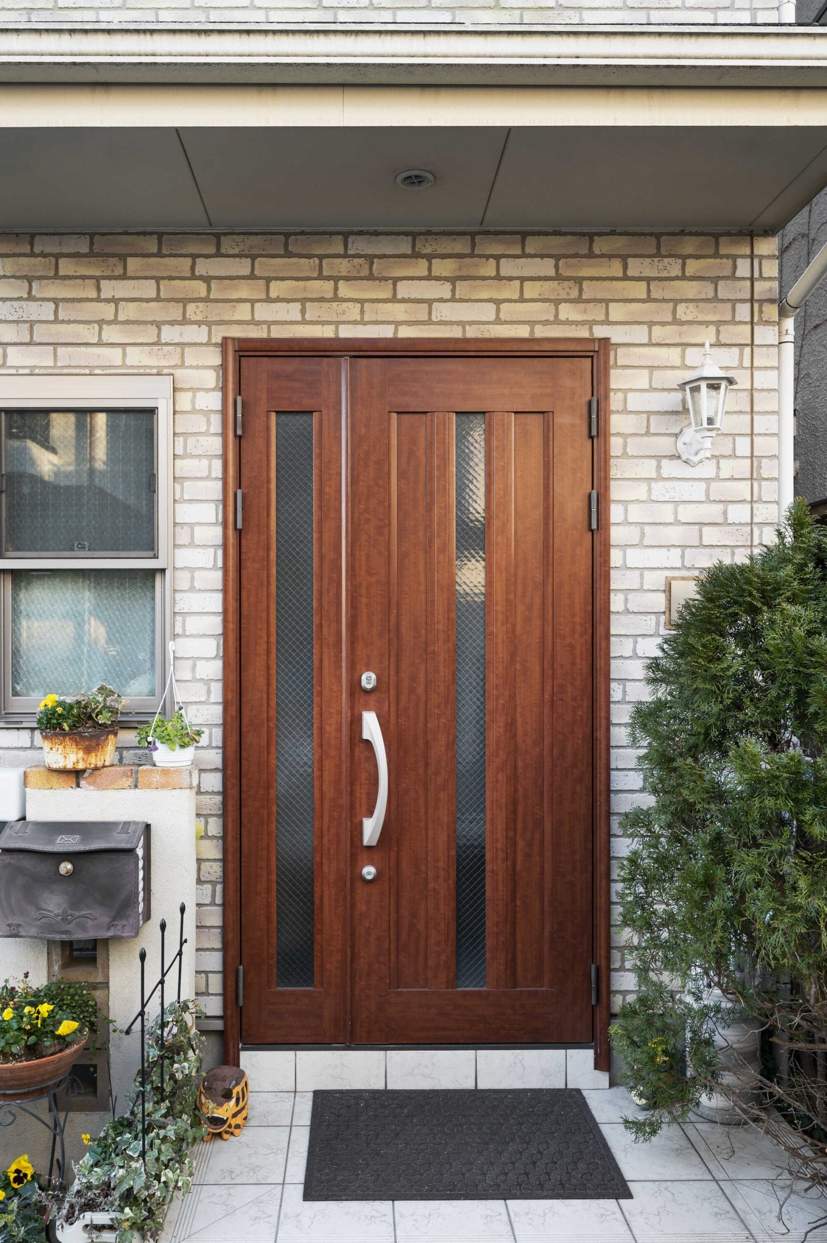 Wooden french doors
